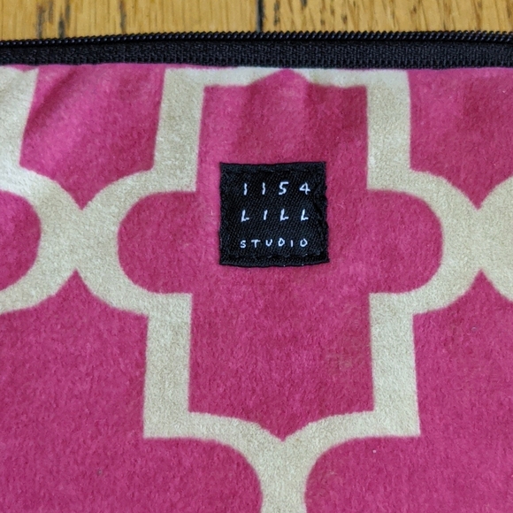 NOS Lisa Lill Studio zippered IPad bag, clutch - Picture 2 of 7